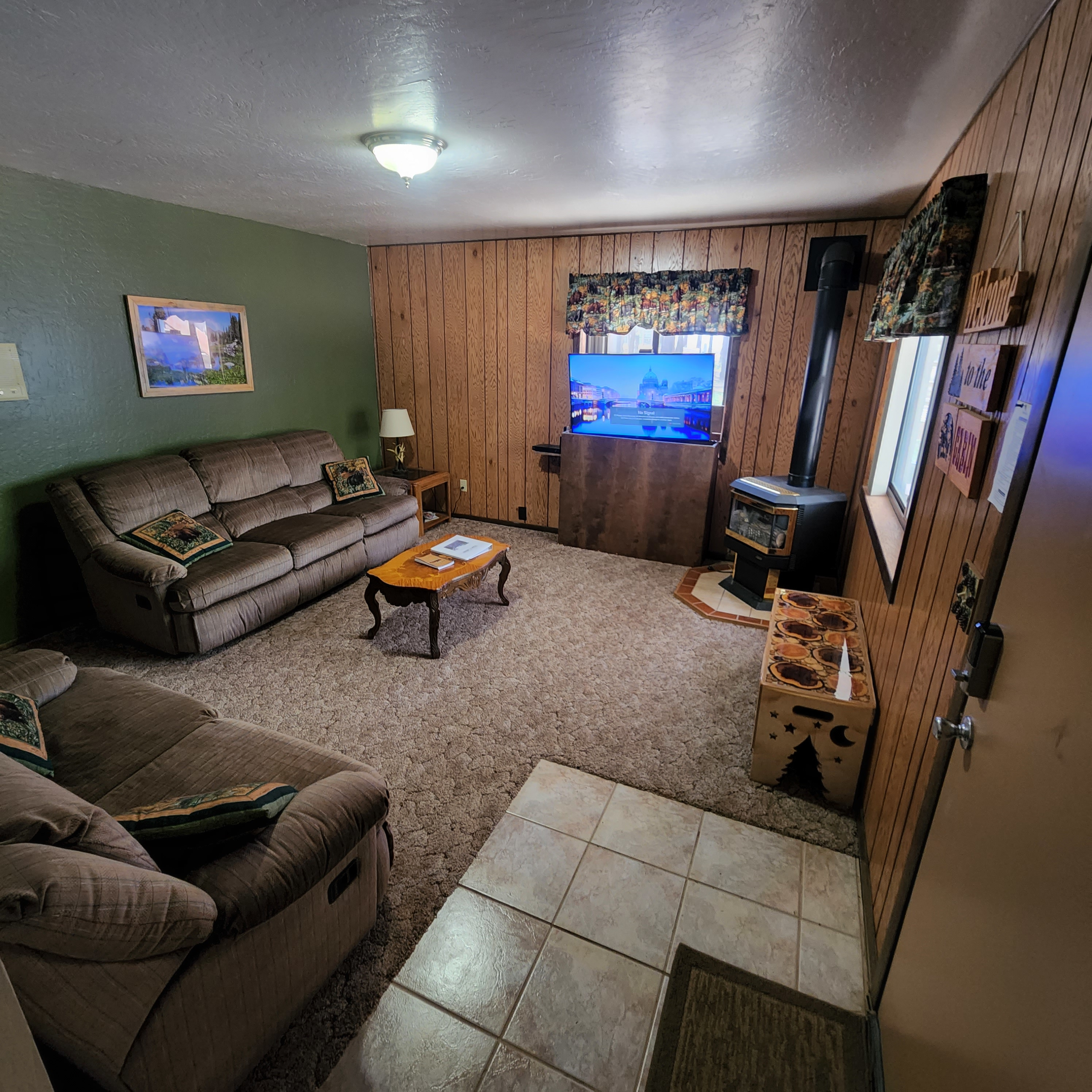 Family Room - Another view of the family room with the TV in the up position.